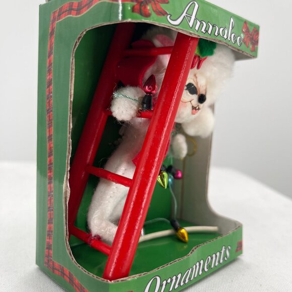 Light Up My Tree Mouse Annalee Doll Christmas Ornament 3" - Picture 4 of 5